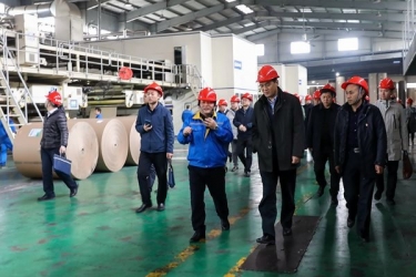 国家邮政局赵民一行莅临8868体育官网首页入口调研快递包装绿色治理试点工作