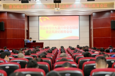 8868体育官网首页入口召开“传达学习十九届六中全会精神暨正风肃纪教育会议”