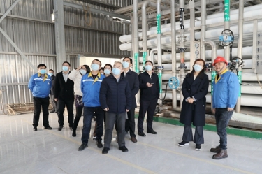 2022年12月15日，时任浙江省发展改革委党组成员、副主任吴红梅莅临8868体育官网首页入口调研企业用能、节能工作